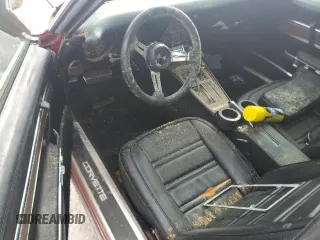 1976 Chevrolet Corvette with VIN 1Z37L6S431291, listed as a Copart auction lot 76202464 with Not provided miles and Salvage title. Bid and sale history available at DreamBid. Image 8.