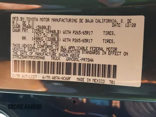 2021 Toyota Tacoma SR z VIN 3TMCZ5AN7MM395940, wystawiony jako IAAI lot #41860127 z przebiegiem 39 338 mil mil oraz . Historia ofert i sprzedaży dostępna na DreamBid. Obrazek 9.