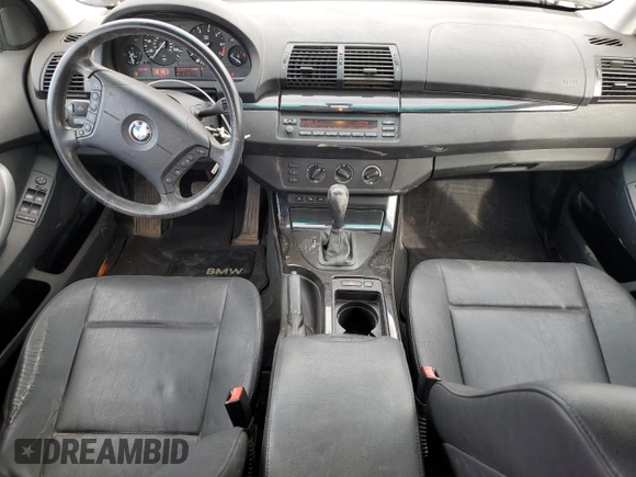 2004 BMW X5 3.0i with VIN 5UXFA13514LU29204, listed as a Copart auction lot 49104855 with 105,369 mi miles and Salvage Title. Bid and sale history available at carsss.com. Image 8.