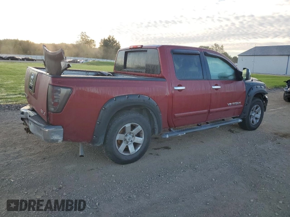 2006 Nissan Titan LE z VIN 1N6BA07B86N546972, wystawiony jako Copart lot #74983924 z przebiegiem 225 495 mil mil oraz Szkoda całkowita • Salvage title. Historia ofert i sprzedaży dostępna na DreamBid. Obrazek 3.
