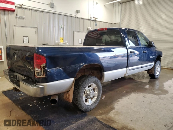 2006 Dodge 3500 SLT z VIN 3D7LX38C06G242855, wystawiony jako Copart lot #50630325 z przebiegiem 208 246 mil mil oraz Czysty tytuł • Clean title. Historia ofert i sprzedaży dostępna na DreamBid. Obrazek 3.