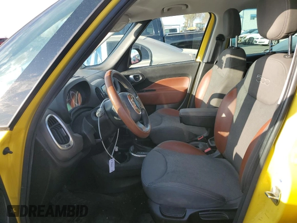 2014 FIAT 500L Trekking with VIN ZFBCFADH4EZ029332, listed as a Copart auction lot 74703474 with 0 mi miles and Salvage Title. Bid and sale history available at carsss.com. Image 7.