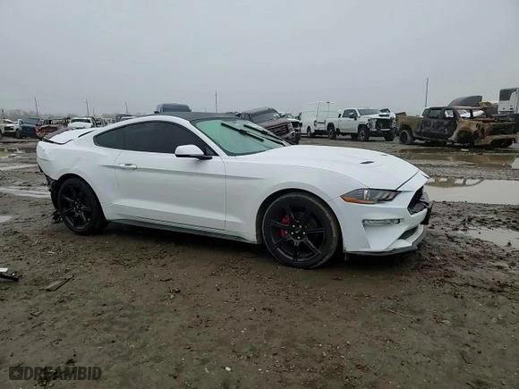 2020 Ford Mustang EcoBoost with VIN 1FA6P8TH0L5141752, listed as a Copart auction lot 46543045 with 82,252 mi miles and Salvage Title. Bid and sale history available at carsss.com. Image 11.