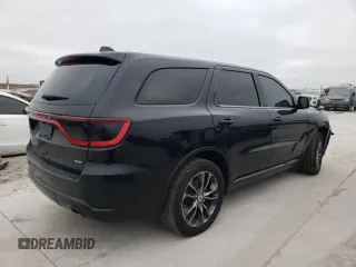 2020 Dodge Durango GT Plus with VIN 1C4RDHDG3LC119133, listed as a Copart auction lot 85595824 with 155,432 mi miles and Salvage Title. Bid and sale history available at carsss.com. Image 3.