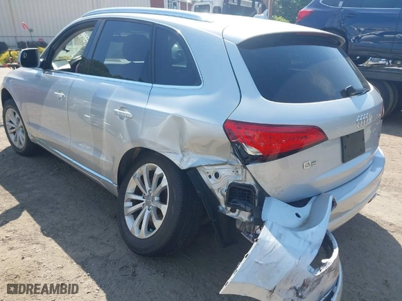 2013 Audi Q5 Premium with VIN WA1CFAFP0DA094672, listed as a IAAI auction lot 39599881 with 94,660 mi miles. Bid and sale history available at carsss.com. Image 3.