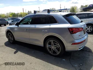 2019 Audi SQ5 Premium Plus with VIN WA1B4AFY5K2001078, listed as a Copart auction lot 55521195 with 57,625 mi miles and Salvage title. Bid and sale history available at DreamBid. Image 2.