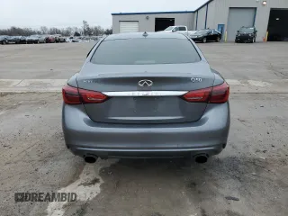 2018 Infiniti Q50 Luxe with VIN JN1EV7AP4JM367007, listed as a Copart auction lot 43413255 with 90,694 mi miles and Salvage title. Bid and sale history available at DreamBid. Image 6.