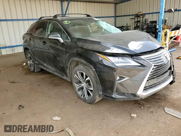 2016 Lexus RX 450h with VIN 2T2BGMCA9GC004141, listed as a Copart auction lot 52637505 with 143,292 mi miles and Salvage Title. Bid and sale history available at DreamBid. Image 12.