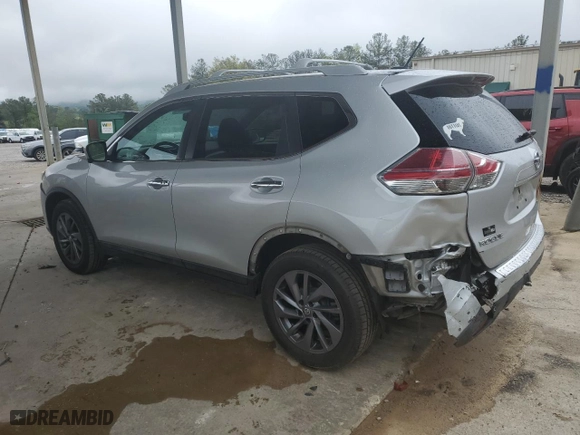 2016 Nissan Rogue SV with VIN 5N1AT2MV9GC919920, listed as a Copart auction lot 51874125 with 107,323 mi miles and Salvage Title. Bid and sale history available at carsss.com. Image 2.