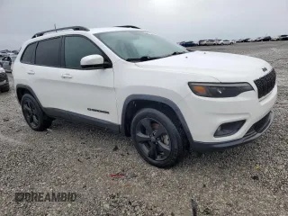 2019 Jeep Cherokee Latitude Plus with VIN 1C4PJMLN7KD360534, listed as a Copart auction lot 51105745 with 168,784 mi miles and Salvage title. Bid and sale history available at DreamBid. Image 4.