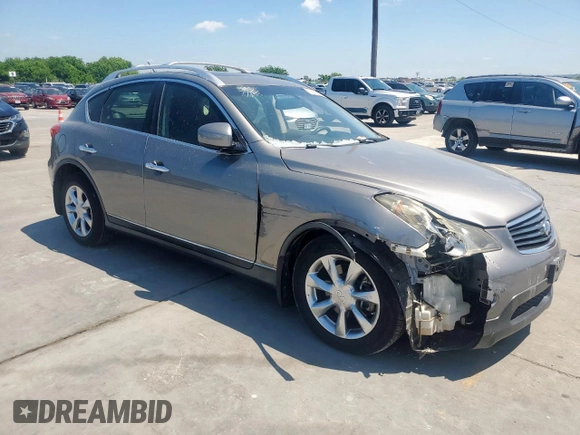 2008 Infiniti EX Journey with VIN JNKAJ09E18M306787, listed as a Copart auction lot 54177615 with 97,517 mi miles and Salvage Title. Bid and sale history available at DreamBid. Image 4.