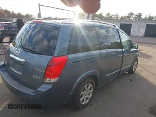 2008 Nissan Quest S with VIN 5N1BV28U48N107186, listed as a IAAI auction lot 41222371 with 187,781 mi miles. Bid and sale history available at carsss.com. Image 4.