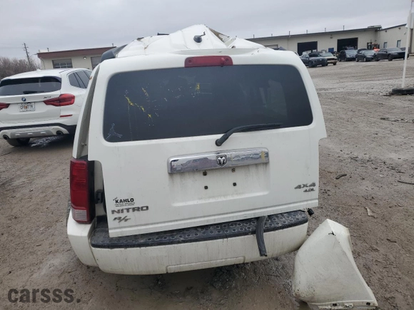 2007 Dodge Nitro R/T with VIN 1D8GU58677W607708, listed as a Copart auction lot 44247065 with 0 mi miles and Salvage Title. Bid and sale history available at carsss.com. Image 6.