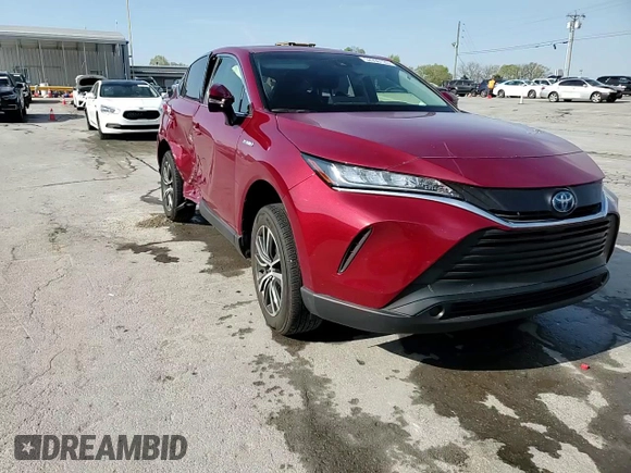 2021 Toyota Venza LE with VIN JTEAAAAH8MJ007902, listed as a Copart auction lot 52990125 with 55,100 mi miles and Salvage Title. Bid and sale history available at carsss.com. Image 14.