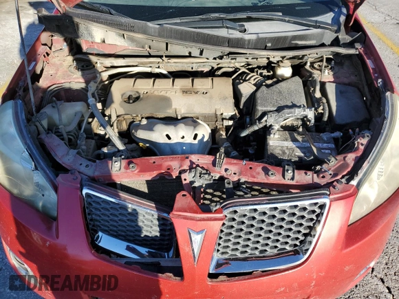 2009 Pontiac Vibe 1SB with VIN 5Y2SP67099Z435329, listed as a Copart auction lot 80291994 with 184,901 mi miles and Salvage title. Bid and sale history available at DreamBid. Image 12.