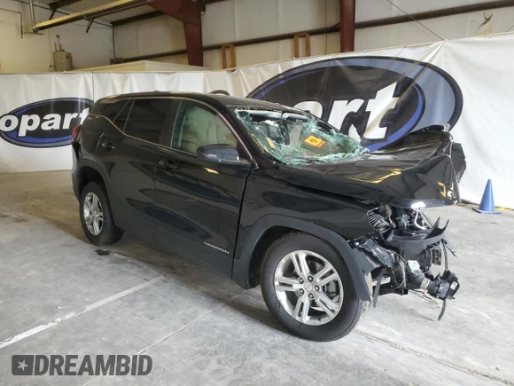 2024 GMC Terrain SLE with VIN 3GKALMEG6RL308996, listed as a Copart auction lot 64189255 with 26,555 mi miles and Non repairable. Bid and sale history available at DreamBid. Image 4.