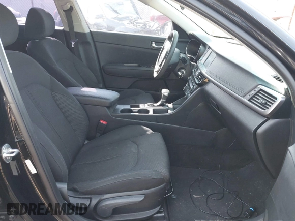 2018 Kia Optima LX with VIN 5XXGT4L32JG249287, listed as a IAAI auction lot 41701434 with 92,390 mi miles and . Bid and sale history available at DreamBid. Image 5.