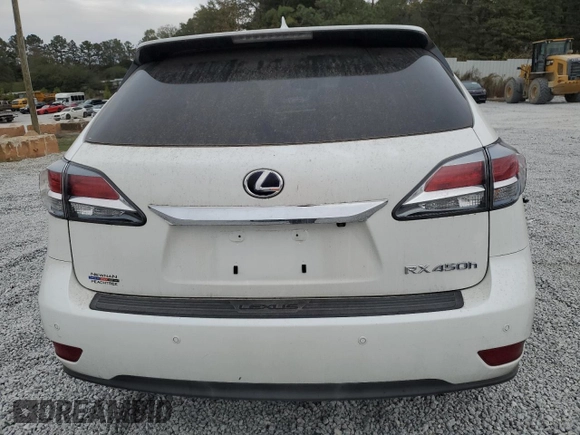 2014 Lexus RX 450h with VIN JTJZB1BA3E2009863, listed as a Copart auction lot 80414024 with 130,128 mi miles and Salvage title. Bid and sale history available at DreamBid. Image 6.