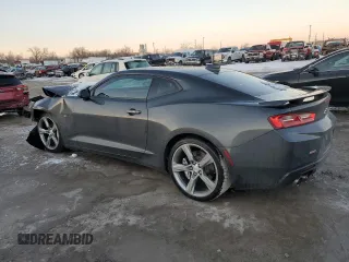 2018 Chevrolet Camaro 2SS with VIN 1G1FH1R72J0176566, listed as a Copart auction lot 87907715 with Not provided miles and Salvage title. Bid and sale history available at DreamBid. Image 2.