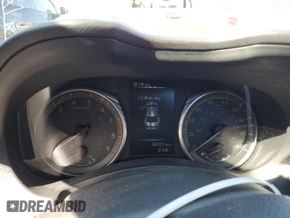 2021 Infiniti Q50 Red Sport 400 with VIN JN1FV7DR4MM880053, listed as a Copart auction lot 50121485 with 39,037 mi miles and Non repairable. Bid and sale history available at DreamBid. Image 9.