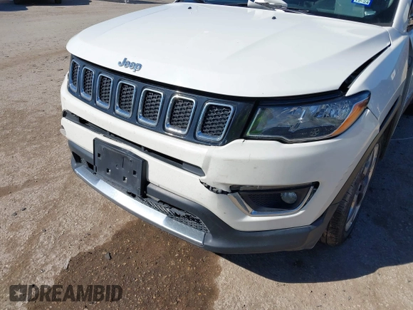 2021 Jeep Compass Limited with VIN 3C4NJCCBXMT573563, listed as a IAAI auction lot 41687325 with 75,768 mi miles and . Bid and sale history available at DreamBid. Image 6.