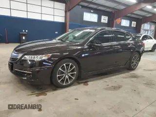 2016 Acura TLX V6 Advance with VIN 19UUB3F72GA003649, listed as a Copart auction lot 81685174 with 115,580 mi miles and Salvage Title. Bid and sale history available at carsss.com. Image 1.