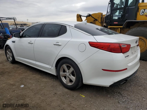 2015 Kia Optima LX with VIN KNAGM4A77F5644514, listed as a Copart auction lot 51064405 with 154,053 mi miles and Salvage Title. Bid and sale history available at carsss.com. Image 2.