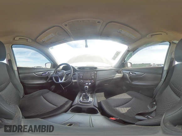 2017 Nissan Rogue S with VIN KNMAT2MVXHP531741, listed as a Copart auction lot 55952645 with 149,774 mi miles and Salvage title. Bid and sale history available at DreamBid. Image 14.