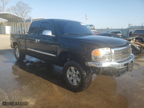 2005 GMC Sierra 1500 SLE1 with VIN 2GTEK19BX51292200, listed as a Copart auction lot 48548245 with 352,333 mi miles and Salvage Title. Bid and sale history available at carsss.com. Image 4.