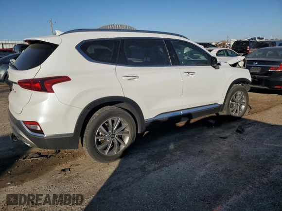 2020 Hyundai Santa Fe SEL w/SULEV with VIN 5NMS33AD2LH162137, listed as a Copart auction lot 67985062 with 44,300 mi miles. Bid and sale history available at carsss.com. Image 3.