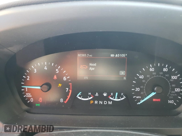 2020 Ford Explorer with VIN 1FMSK8BH3LGC00818, listed as a Copart auction lot 53445545 with 80,365 mi miles and Salvage title. Bid and sale history available at DreamBid. Image 9.