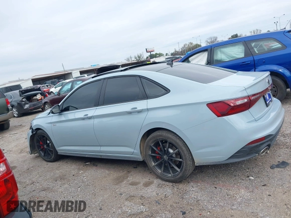 2025 Volkswagen Jetta GLI Autobahn with VIN 3VW1T7BU6SM017581, listed as a IAAI auction lot 41278346 with 4,499 mi miles and . Bid and sale history available at DreamBid. Image 14.
