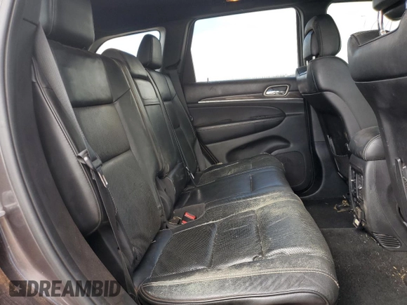 2015 Jeep Grand Cherokee Overland with VIN 1C4RJFCT4FC813510, listed as a Copart auction lot 41466395 with 135,124 mi miles and Salvage Title. Bid and sale history available at carsss.com. Image 10.