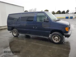 2005 Ford Econoline Passenger XL with VIN 1FBNE31L45HA70020, listed as a Copart auction lot 43475345 with 124,301 mi miles and Clean Title. Bid and sale history available at carsss.com. Image 4.