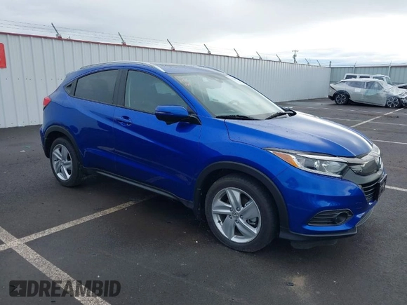 2019 Honda HR-V EX-L with VIN 3CZRU6H7XKM701638, listed as a IAAI auction lot 41900647 with 32,618 mi miles. Bid and sale history available at carsss.com. Image 1.