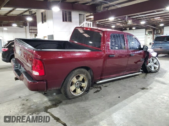 2017 Ram 1500 Express with VIN 1C6RR7KG9HS780054, listed as a Copart auction lot 59029285 with 110,565 mi miles and Salvage title. Bid and sale history available at DreamBid. Image 3.
