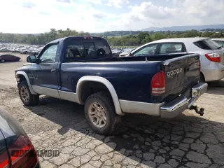 2001 Dodge Dakota with VIN 1B7GG26X21S116431, listed as a Copart auction lot 74329054 with 144,055 mi miles and Salvage Title. Bid and sale history available at carsss.com. Image 2.