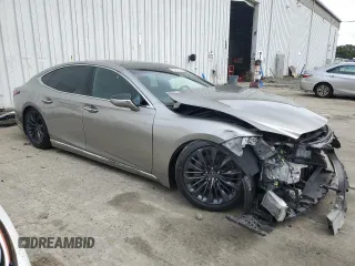 2018 Lexus LS with VIN JTHB51FF5J5006617, listed as a Copart auction lot 73493144 with 54,737 mi miles and Salvage Title. Bid and sale history available at carsss.com. Image 4.