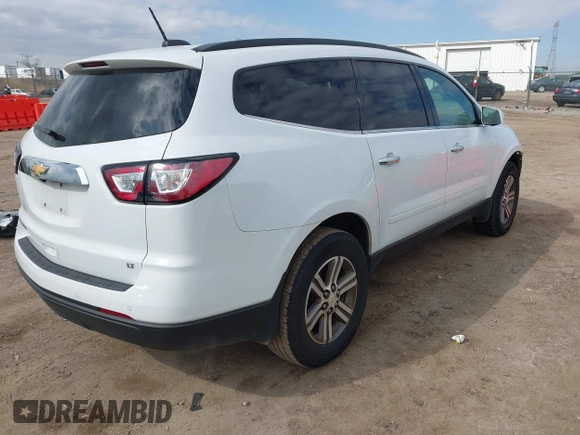 2017 Chevrolet Traverse LT with VIN 1GNKRGKD1HJ261691, listed as a IAAI auction lot 41897518 with 181,753 mi miles and . Bid and sale history available at DreamBid. Image 4.