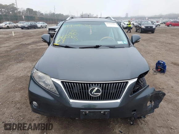 2010 Lexus RX 350 with VIN 2T2BK1BA0AC075606, listed as a IAAI auction lot 41928981 with 103,386 mi miles. Bid and sale history available at carsss.com. Image 11.