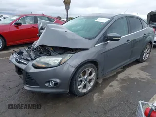 2013 Ford Focus Titanium with VIN 1FADP3J2XDL270393, listed as a IAAI auction lot 41814775 with 76,907 mi miles and . Bid and sale history available at carsss.com. Image 18.