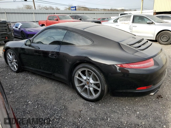 2013 Porsche 911 Carrera with VIN WP0AA2A91DS107899, listed as a Copart auction lot 42644744 with 89,483 mi miles and Clean Title. Bid and sale history available at carsss.com. Image 2.