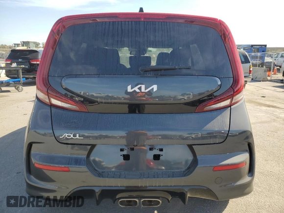 2022 Kia Soul Turbo with VIN KNDJ53AF2N7800856, listed as a Copart auction lot 83458294 with 18,567 mi miles and Non Repairable. Bid and sale history available at carsss.com. Image 6.