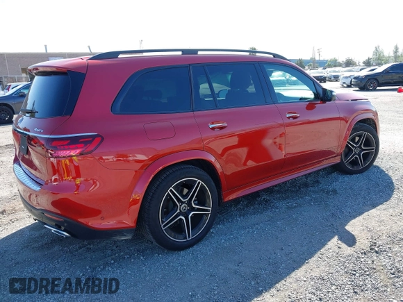 2025 Mercedes-Benz GLS 450 z VIN 4JGFF5KE5SB277759, wystawiony jako IAAI lot #42261982 z przebiegiem 7 113 mil mil oraz . Historia ofert i sprzedaży dostępna na DreamBid. Obrazek 4.