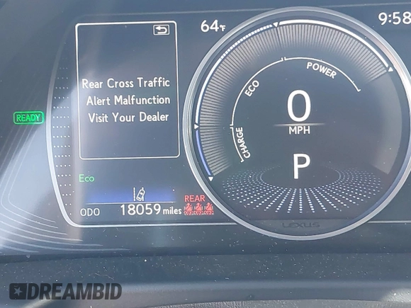 2022 Lexus ES 300h with VIN 58ADA1C15NU026266, listed as a IAAI auction lot 42121610 with 18,059 mi miles and . Bid and sale history available at DreamBid. Image 15.