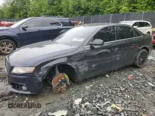 2011 Audi A4 Premium Plus with VIN WAUFFAFL2BN033763, listed as a Copart auction lot 57392525 with 146,146 mi miles and Salvage title. Bid and sale history available at DreamBid. Image 1.