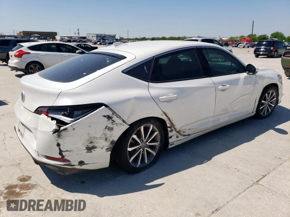 2023 Acura Integra with VIN 19UDE4H29PA008961, listed as a Copart auction lot 52236715 with 31,518 mi miles and Salvage title. Bid and sale history available at DreamBid. Image 3.