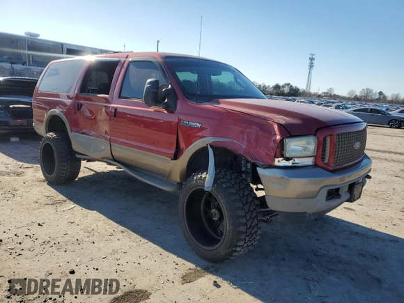 2003 Ford Excursion с VIN 1FMSU45F63EA16188, выставлен на аукционе Copart как лот 88310935 с пробегом 319 398 миль миль и Чистый • Clean title. История ставок и продаж доступна на DreamBid. Изображение 4.