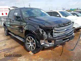 2013 Ford F-150 XL with VIN 1FTFW1ET5DFB29825, listed as a IAAI auction lot 42060724 with 179,526 mi miles and . Bid and sale history available at carsss.com. Image 1.