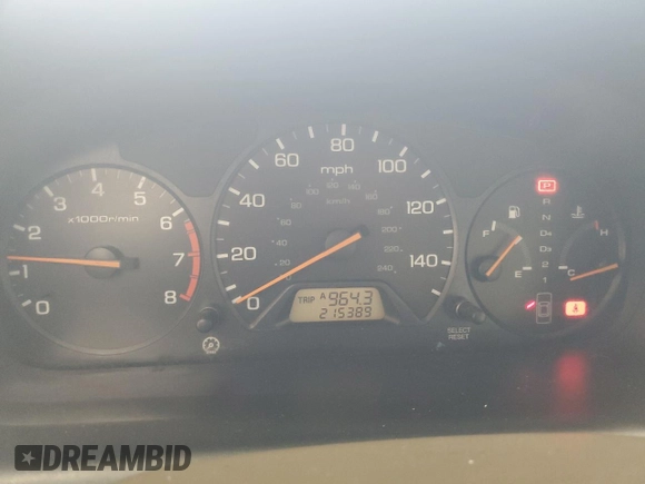 2002 Honda Accord EX z VIN 1HGCG56622A158128, wystawiony jako Copart lot #58494755 z przebiegiem 215 389 mil mil oraz Czysty tytuł • Clean title. Historia ofert i sprzedaży dostępna na DreamBid. Obrazek 9.